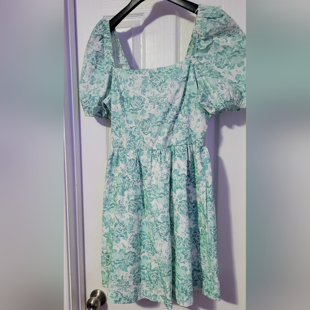 Shabby Chic - Light Green Floral Dress